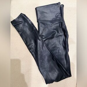 SPANX Shiny Black Leggings
